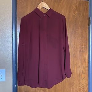 Burgundy large shirt